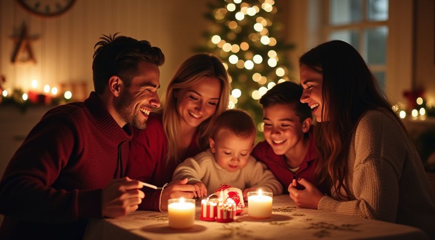 Weihnachtliches Plätzchenbacken